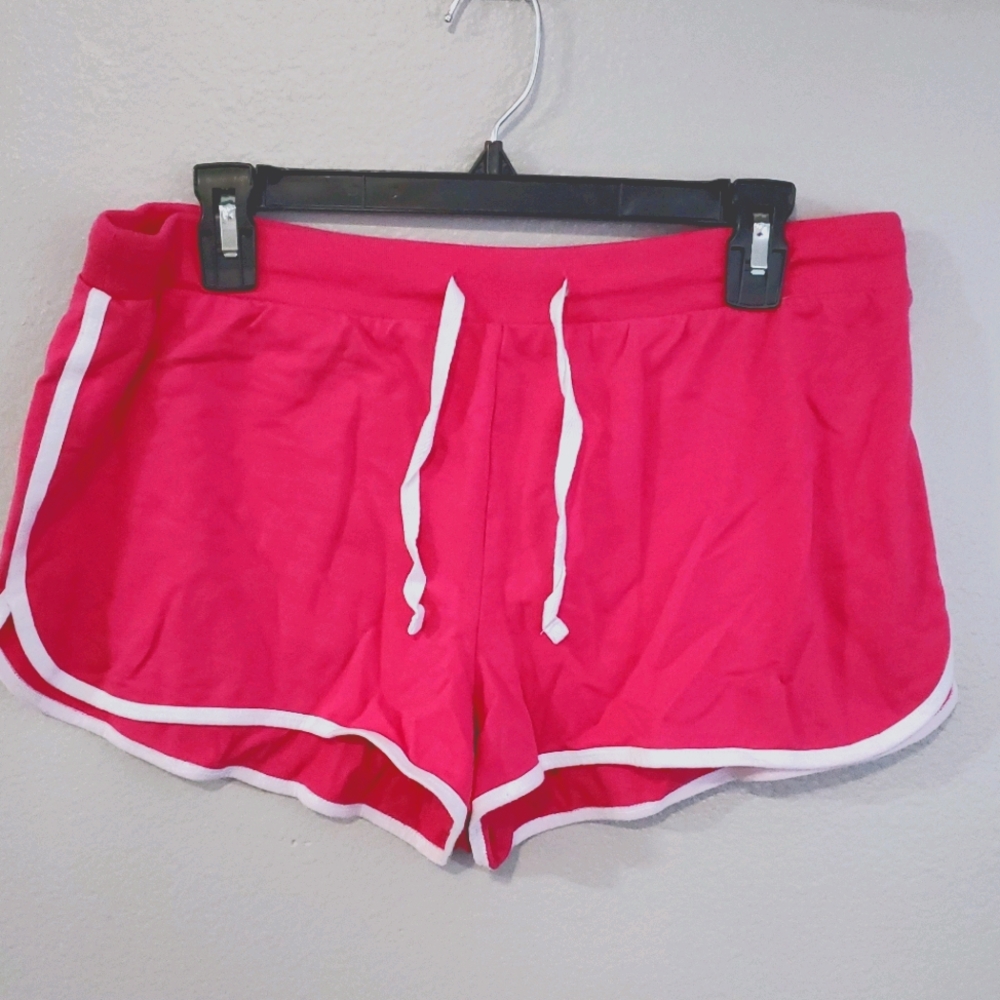 XL hot pink shorts
